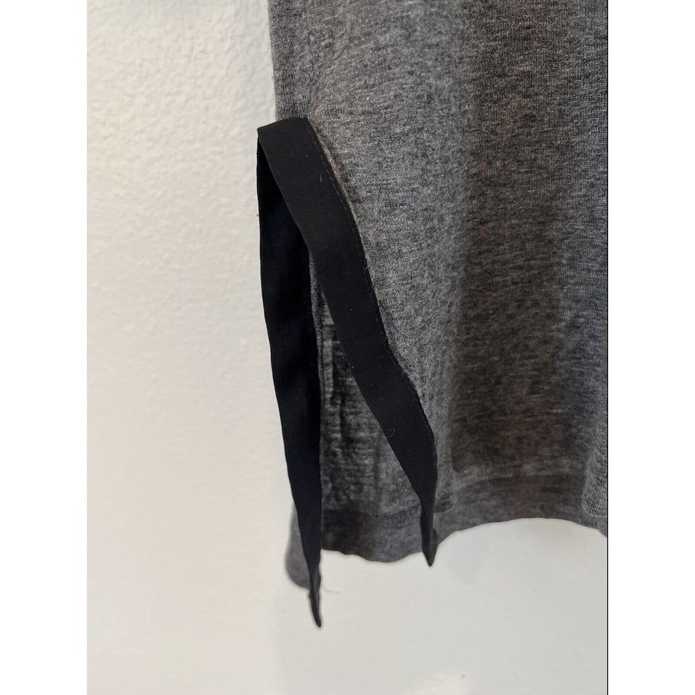MM6 Maison Margiela Womens Gray Black Short Sleeve Top Size M - Picture 2 of 9
